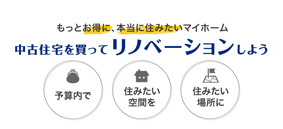 中古住宅を買ってリノベーションしよう